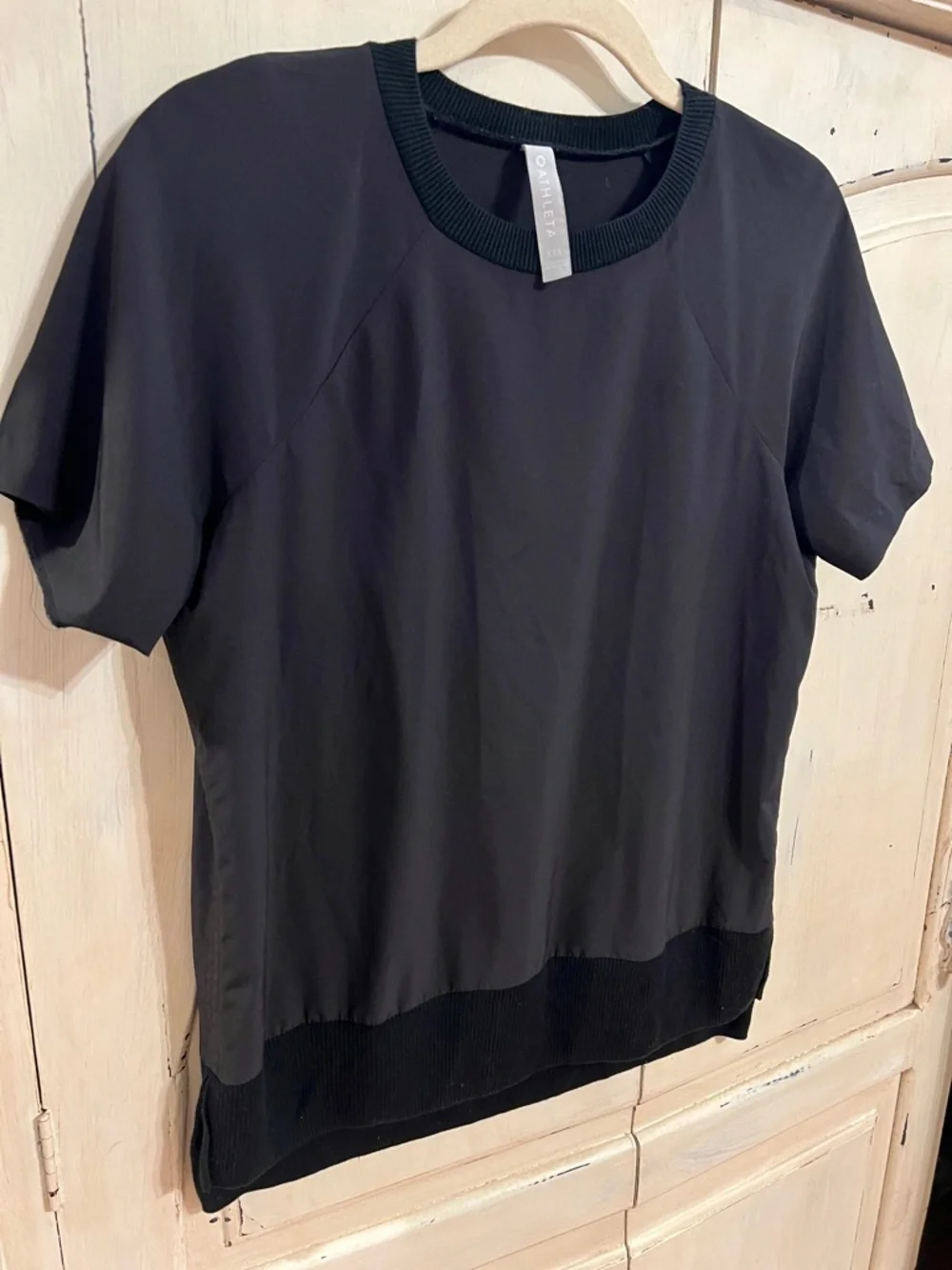 Athleta Black Short Sleeve Performance Top | XXS - Picture 4 of 13